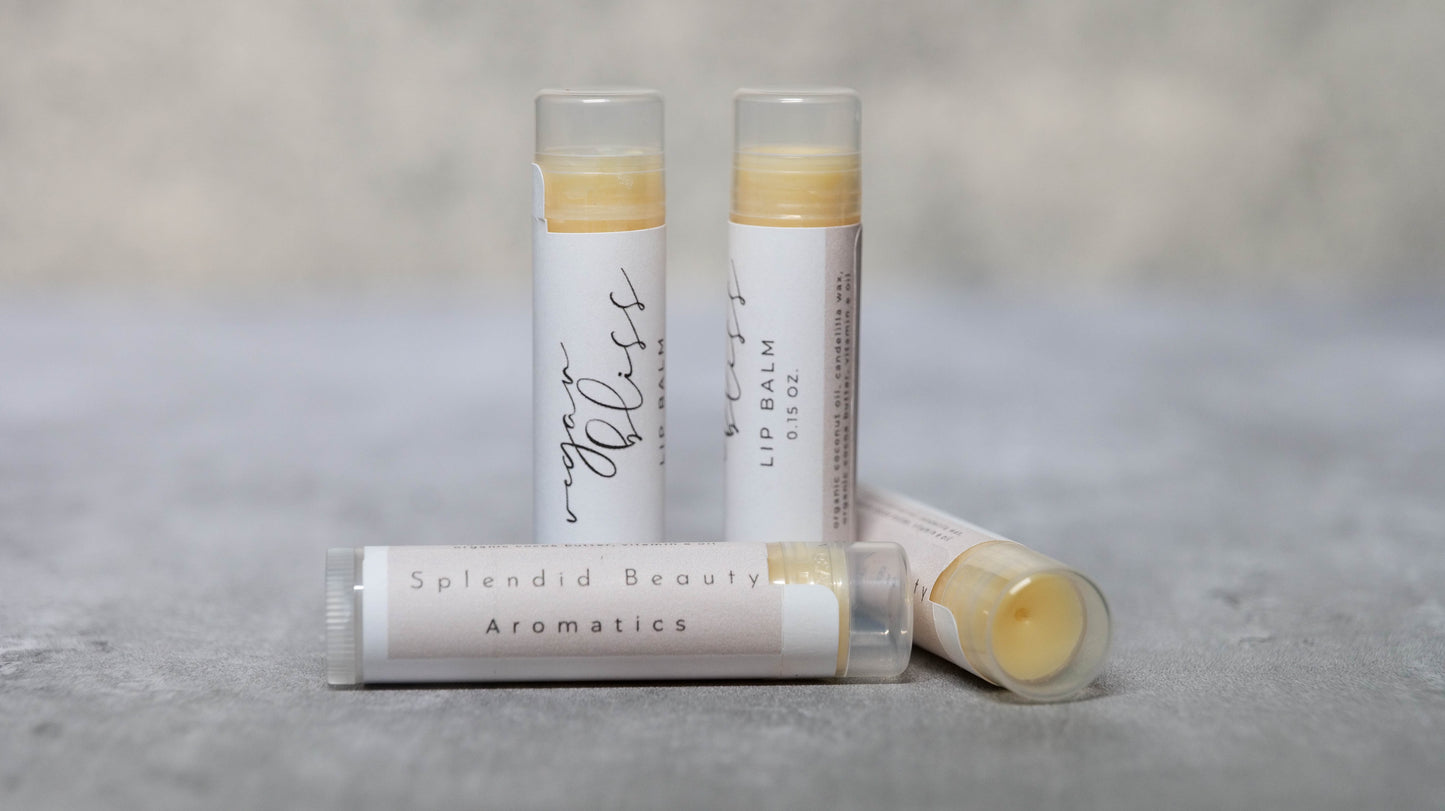 Lip Balm | 2 Pack | Handmade | Essential Oil | Eco-friendly | Vegan | Organic